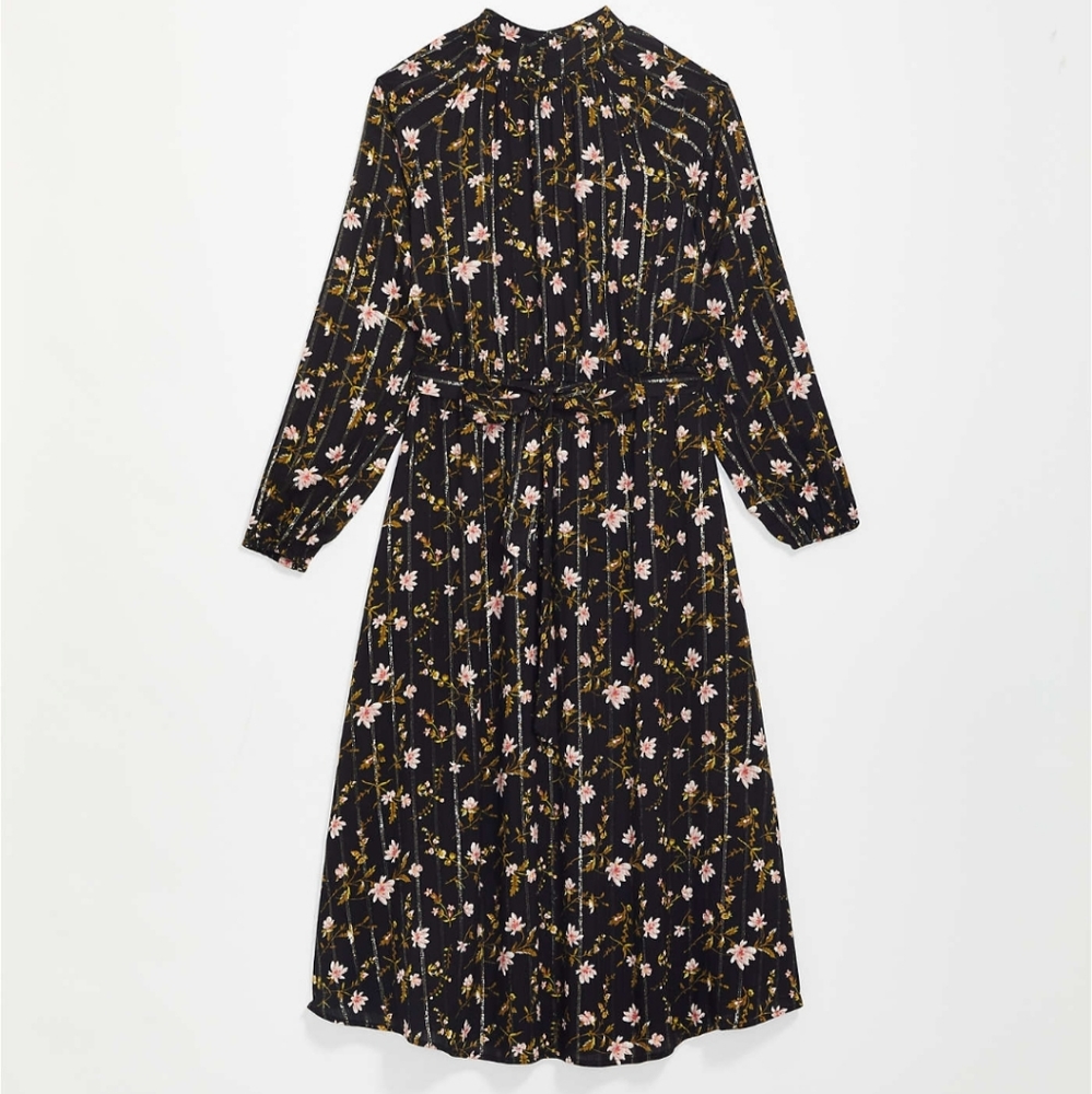 Loft Garden shimmer midi dress